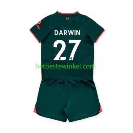 Liverpool Darwin Nunez 27 Voetbalshirts Kind Third 2022-23(+ Korte broeken)